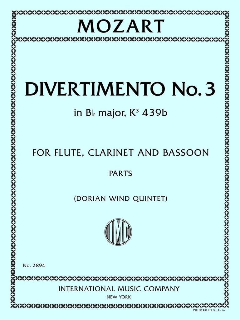 Divertimento K 439C(Anh 229)N.3 Sib (Dorian)